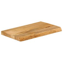 vidaXL tömör mangófa asztallap természetes éllel 50 x 30 x 3,8 cm