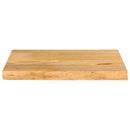 vidaXL tömör mangófa asztallap természetes éllel 50 x 30 x 3,8 cm