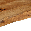 vidaXL tömör mangófa természetes élű asztallap 180 x 40 x 3,8 cm