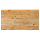 vidaXL tömör mangófa természetes élű asztallap 120 x 60 x 3,8 cm
