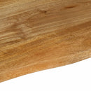vidaXL tömör mangófa természetes élű asztallap 120 x 60 x 3,8 cm