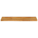 vidaXL tömör mangófa természetes élű asztallap 100 x 30 x 2,5 cm