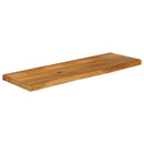 vidaXL tömör mangófa természetes élű asztallap 110 x 30 x 2,5 cm