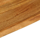 vidaXL tömör mangófa természetes élű asztallap 110 x 30 x 2,5 cm
