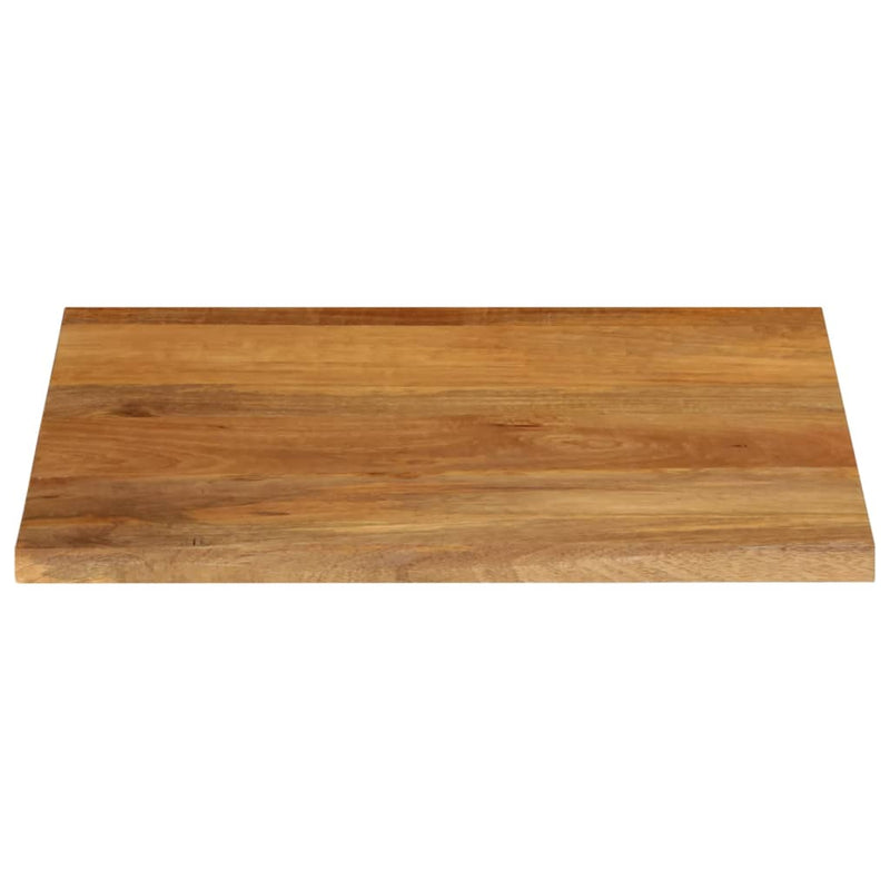 vidaXL tömör mangófa természetes élű asztallap 40 x 40 x 2,5 cm