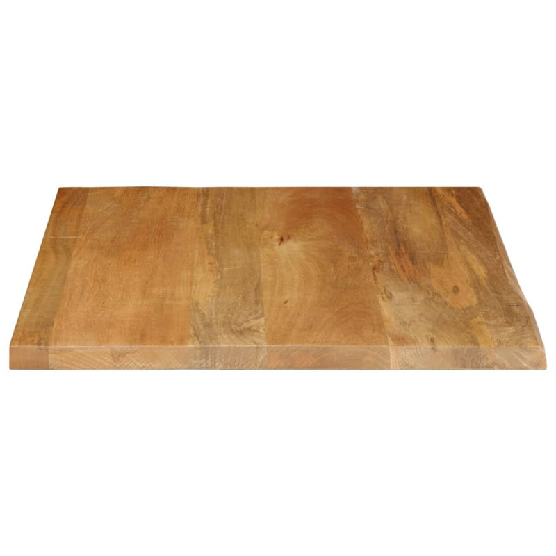 vidaXL tömör mangófa természetes élű asztallap 40 x 40 x 2,5 cm