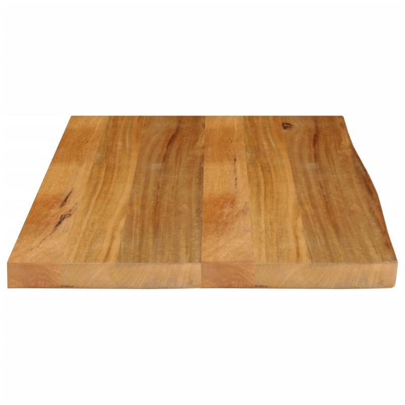 vidaXL tömör mangófa természetes élű asztallap 70 x 60 x 2,5 cm