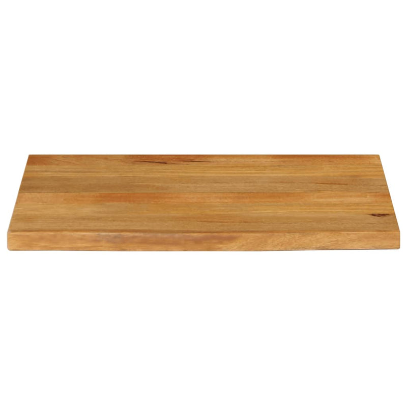 vidaXL tömör mangófa asztallap természetes éllel 80 x 60 x 2,5 cm