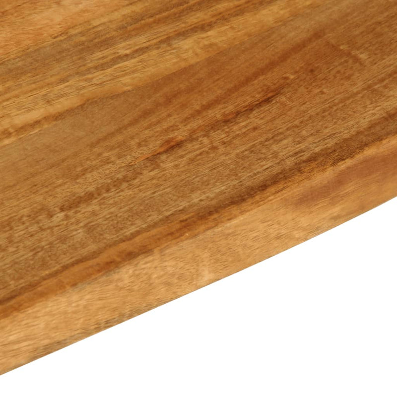 vidaXL tömör mangófa asztallap természetes éllel 80 x 60 x 2,5 cm