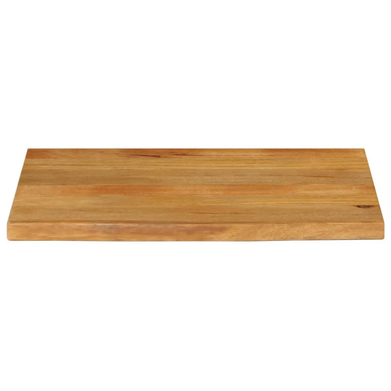vidaXL tömör mangófa természetes élű asztallap 90 x 60 x 2,5 cm