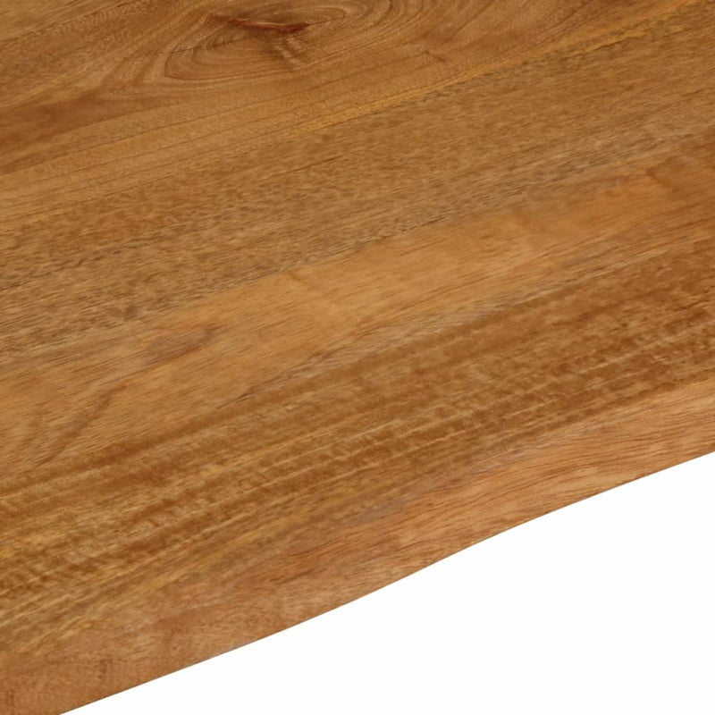 vidaXL tömör mangófa asztallap természetes éllel 80 x 80 x 2,5 cm