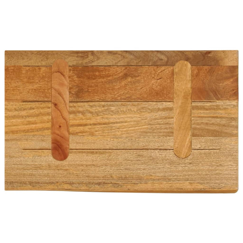 vidaXL tömör mangófa természetes élű asztallap 40 x 20 x 3,8 cm