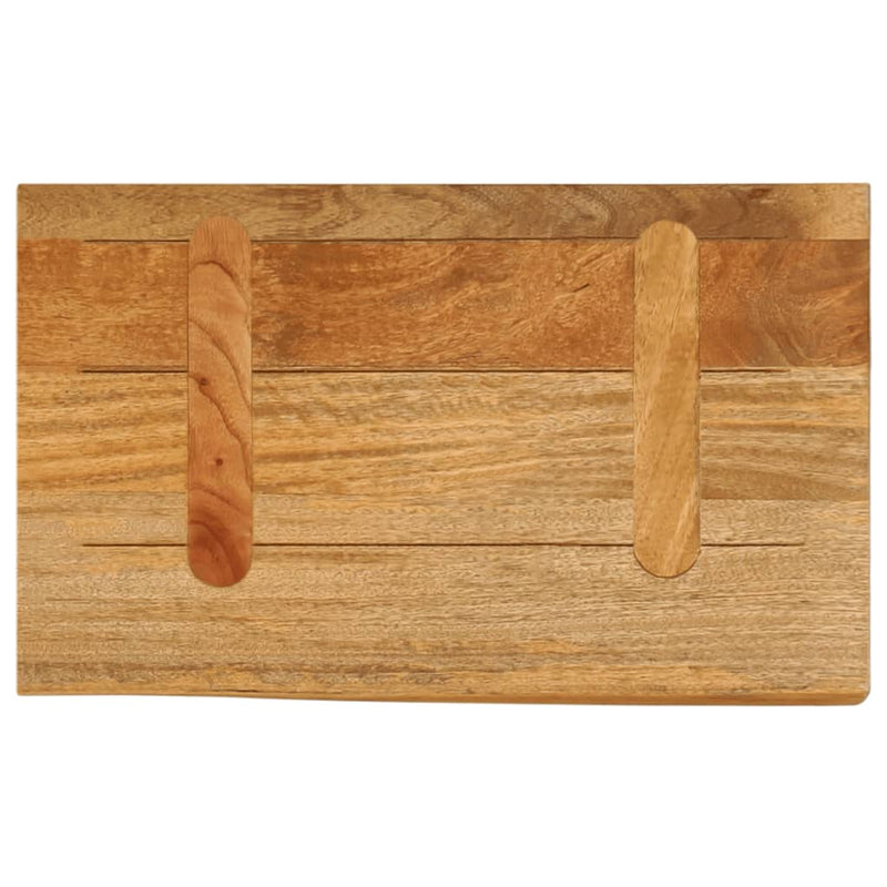 vidaXL tömör mangófa természetes élű asztallap 50 x 20 x 3,8 cm