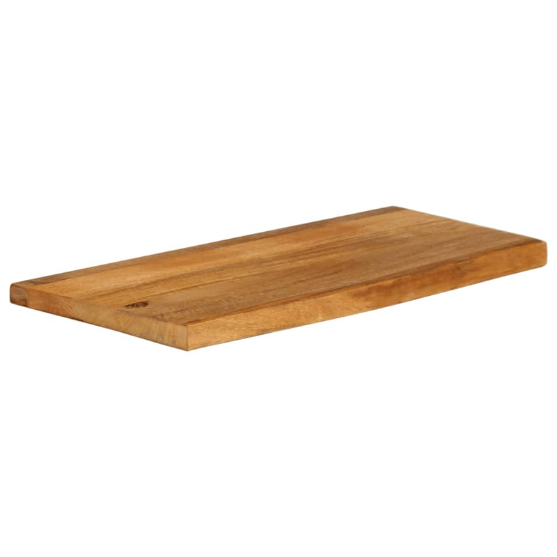 vidaXL tömör mangófa természetes élű asztallap 90 x 20 x 3,8 cm