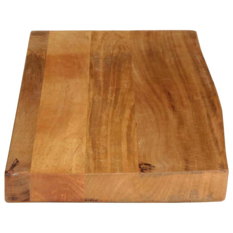 vidaXL tömör mangófa természetes élű asztallap 90 x 20 x 3,8 cm