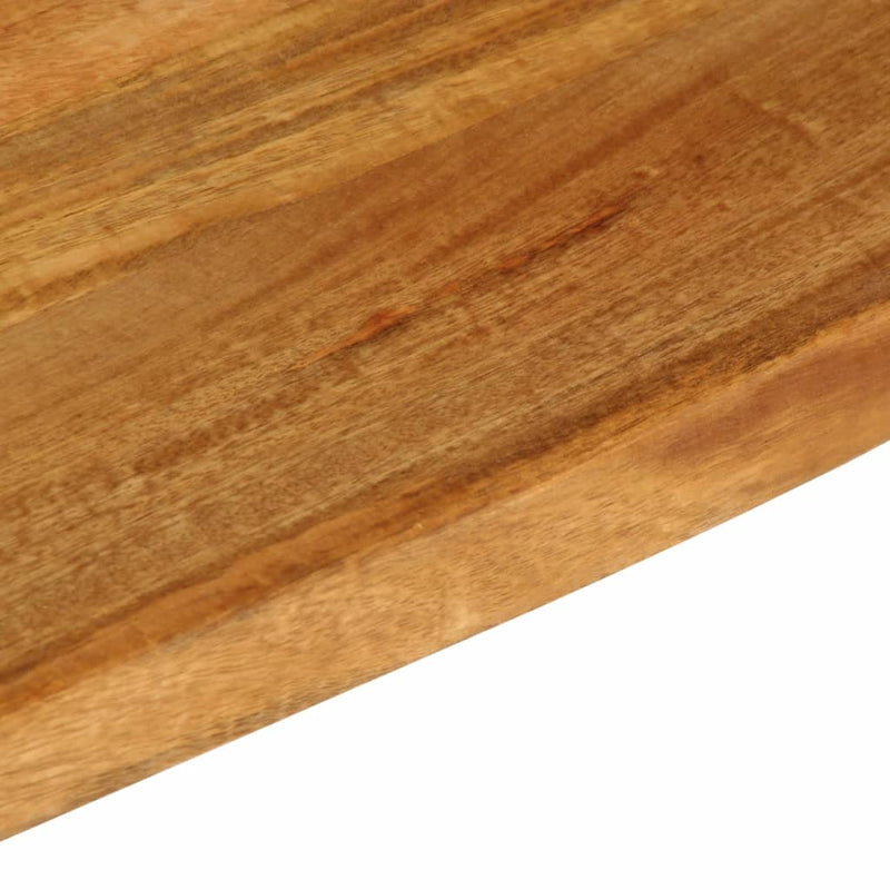 vidaXL tömör mangófa természetes élű asztallap 90 x 20 x 3,8 cm