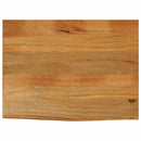 vidaXL tömör mangófa természetes élű asztallap 70 x 60 x 3,8 cm