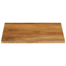 vidaXL tömör mangófa természetes élű asztallap 80 x 80 x 3,8 cm