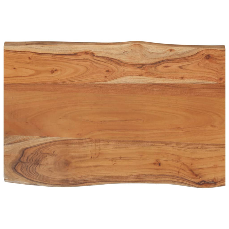 vidaXL tömör akácfa téglalap alakú asztallap 60x40x2,5 cm