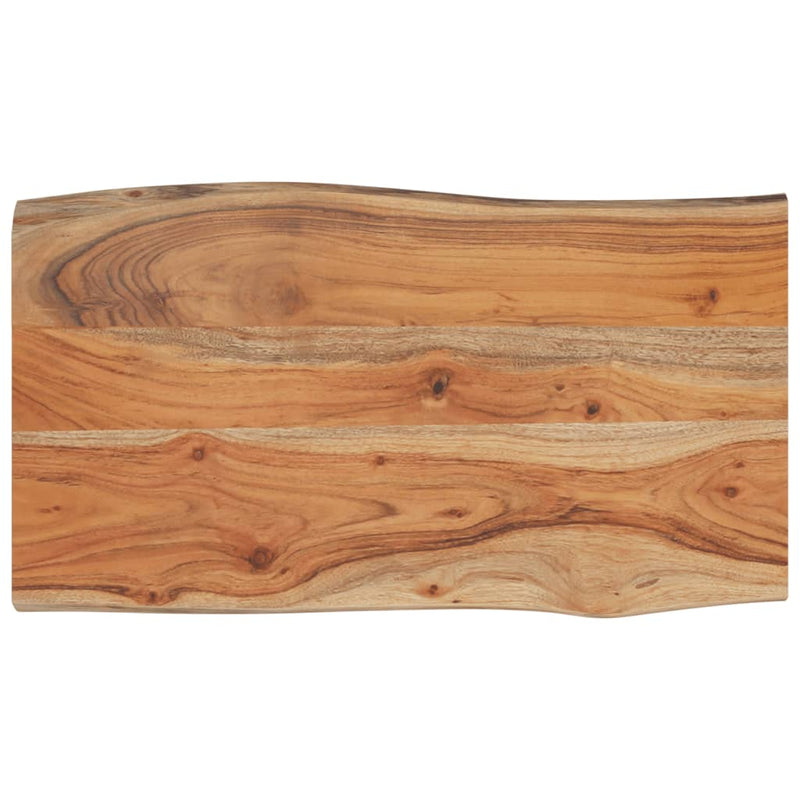 vidaXL tömör akácfa téglalap alakú asztallap 70x40x2,5 cm