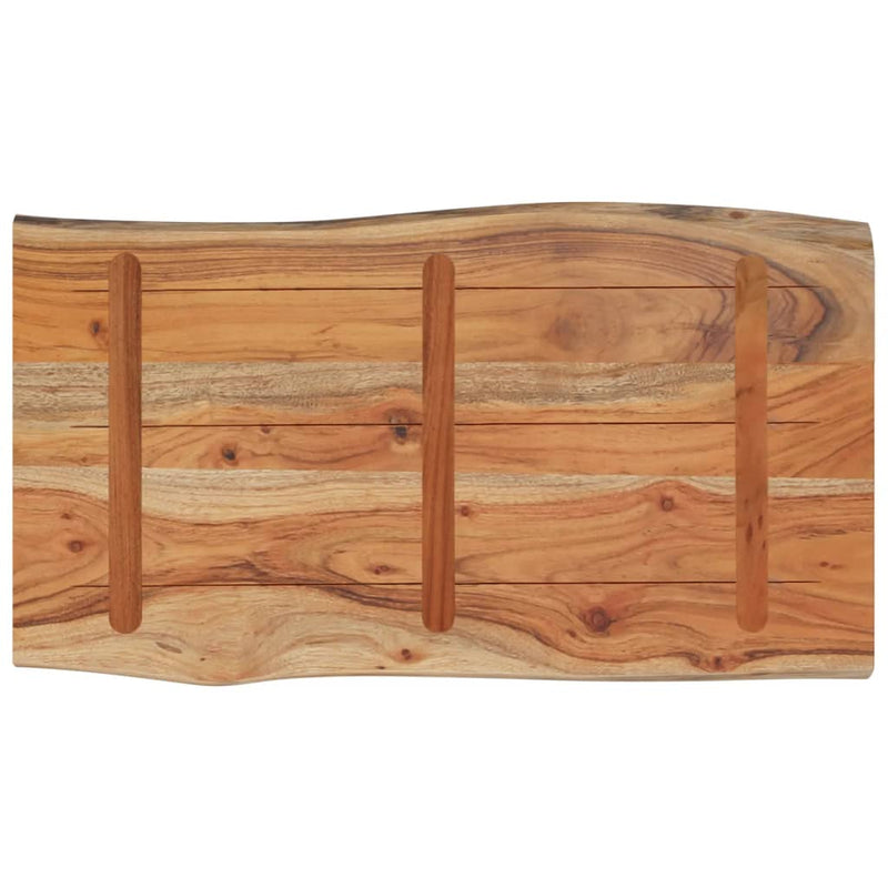 vidaXL tömör akácfa téglalap alakú asztallap 70x40x2,5 cm