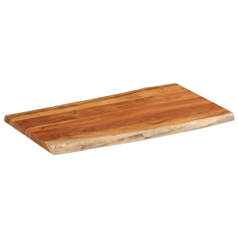 vidaXL tömör akácfa téglalap alakú asztallap 100x60x2,5 cm