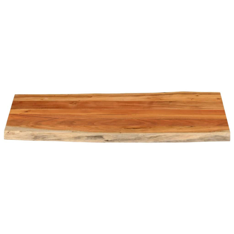 vidaXL tömör akácfa téglalap alakú asztallap 100x60x2,5 cm