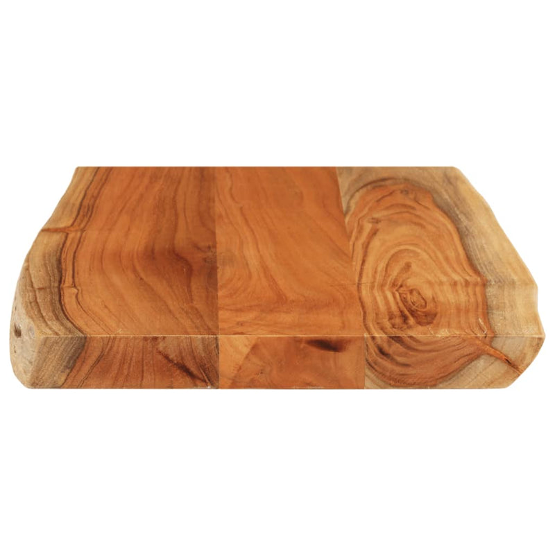 vidaXL tömör akácfa téglalap alakú fali polc 70 x 40 x 3,8 cm