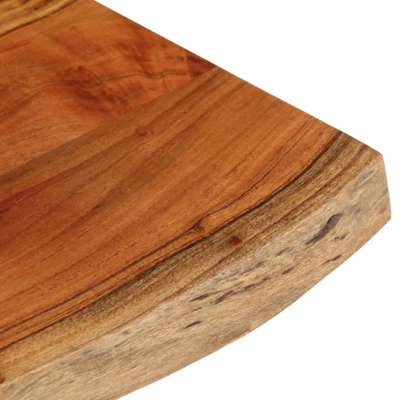 vidaXL tömör akácfa téglalap alakú fali polc 70 x 40 x 3,8 cm