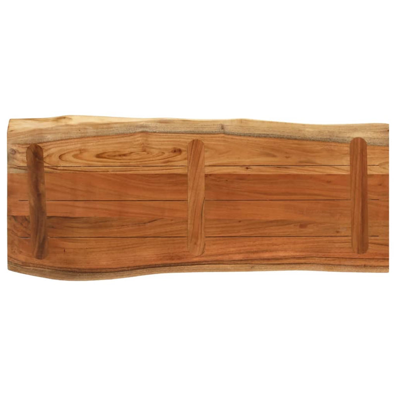 vidaXL tömör akácfa téglalap alakú asztallap 90 x 40 x 3,8 cm