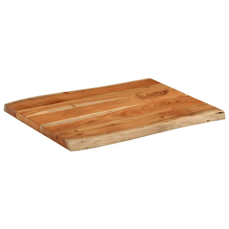 vidaXL tömör akácfa téglalap alakú asztallap 70x60x3,8 cm