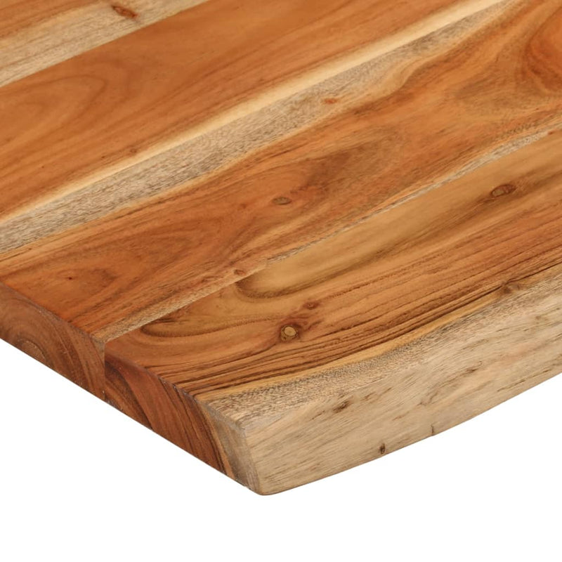 vidaXL tömör akácfa téglalap alakú asztallap 70x60x3,8 cm