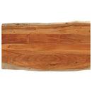 vidaXL tömör akácfa téglalap alakú asztallap 120x60x3,8 cm