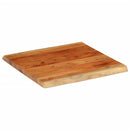 vidaXL tömör akácfa téglalap alakú asztallap 80x80x3,8 cm