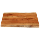vidaXL tömör akácfa téglalap alakú asztallap 80x80x3,8 cm