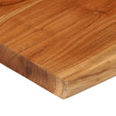vidaXL tömör akácfa téglalap alakú asztallap 80x80x3,8 cm