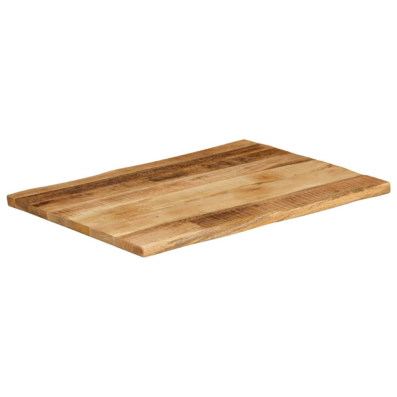 vidaXL tömör nyers mangófa természetes élű asztallap 90 x 60 x 2,5 cm