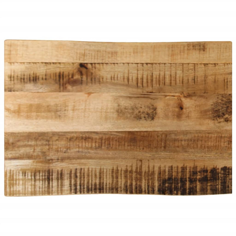 vidaXL tömör nyers mangófa természetes élű asztallap 60 x 40 x 3,8 cm