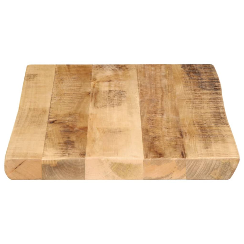 vidaXL tömör nyers mangófa természetes élű asztallap 60 x 40 x 3,8 cm