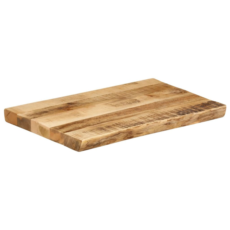 vidaXL tömör nyers mangófa természetes élű asztallap 70 x 40 x 3,8 cm