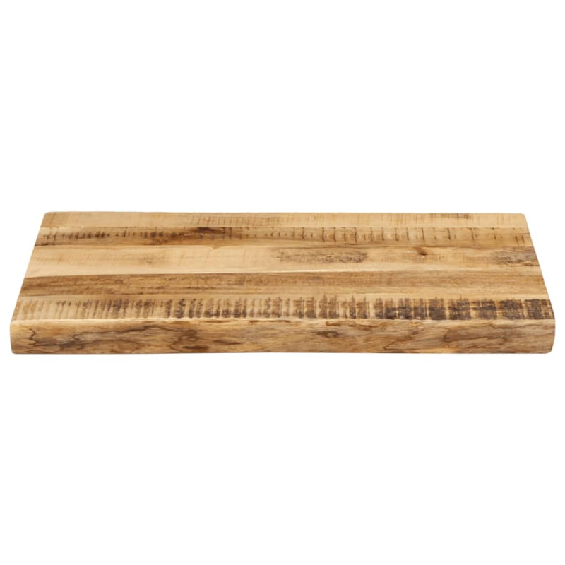 vidaXL tömör nyers mangófa természetes élű asztallap 70 x 40 x 3,8 cm