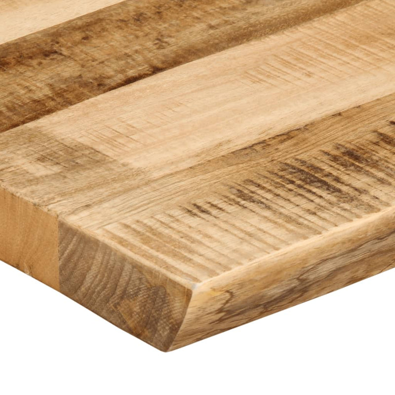 vidaXL tömör nyers mangófa természetes élű asztallap 110 x 40 x 3,8 cm