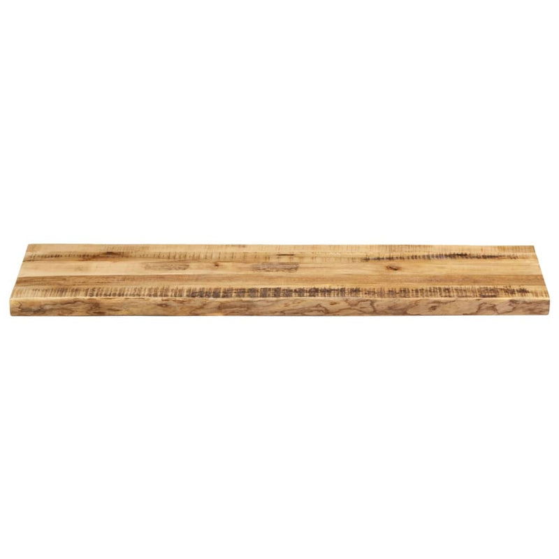 vidaXL tömör nyers mangófa természetes élű asztallap 120 x 40 x 3,8 cm