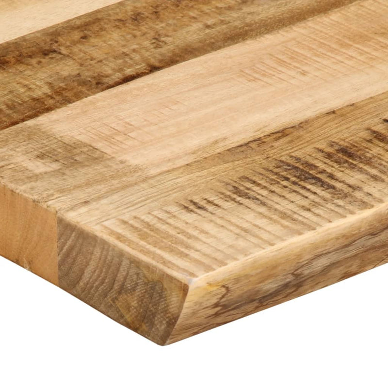 vidaXL tömör nyers mangófa természetes élű asztallap 120 x 40 x 3,8 cm