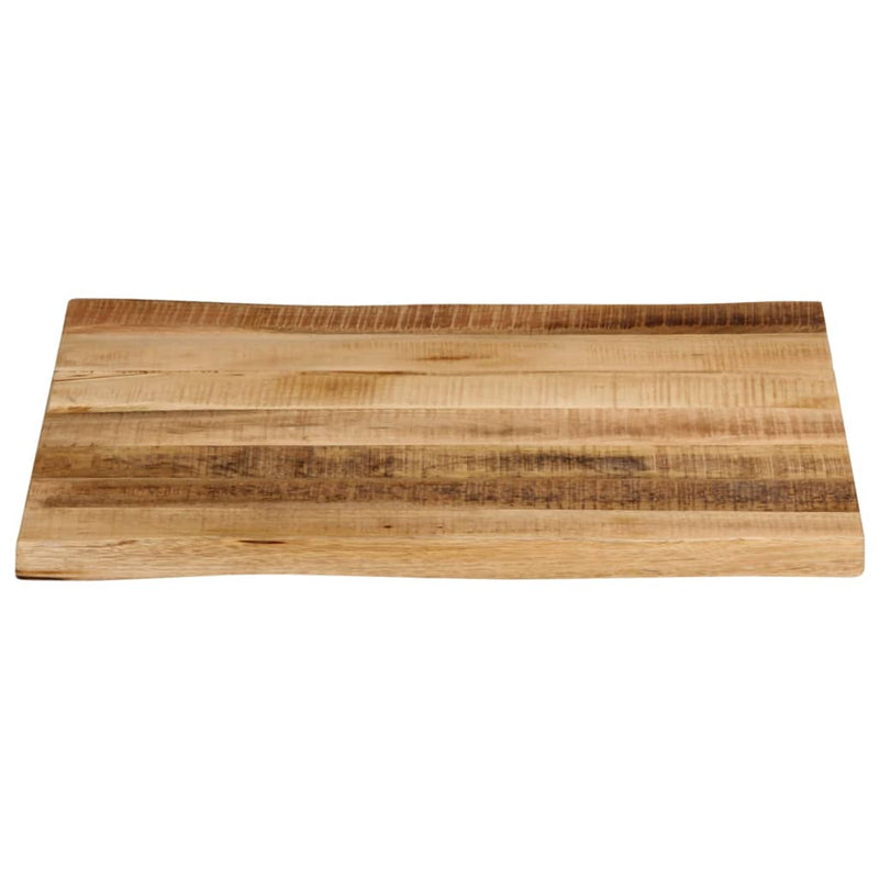 vidaXL tömör nyers mangófa természetes élű asztallap 60 x 60 x 3,8 cm
