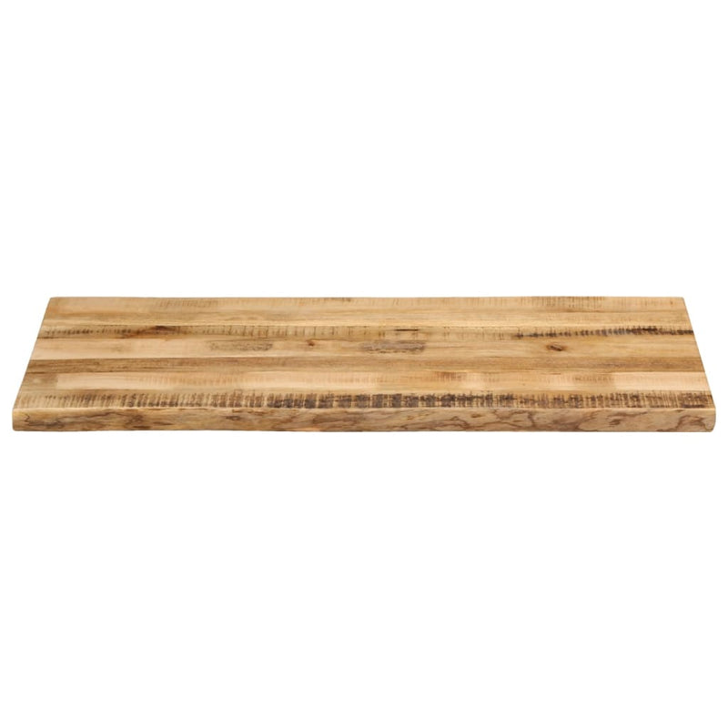 vidaXL tömör nyers mangófa természetes élű asztallap 110 x 60 x 3,8 cm
