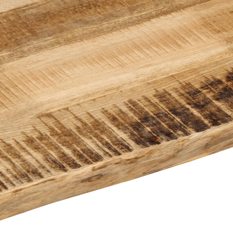 vidaXL tömör nyers mangófa természetes élű asztallap 110 x 60 x 3,8 cm