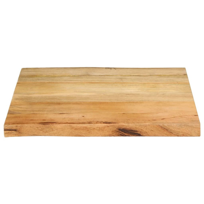vidaXL tömör mangófa természetes élű asztallap 40 x 40 x 2,5 cm
