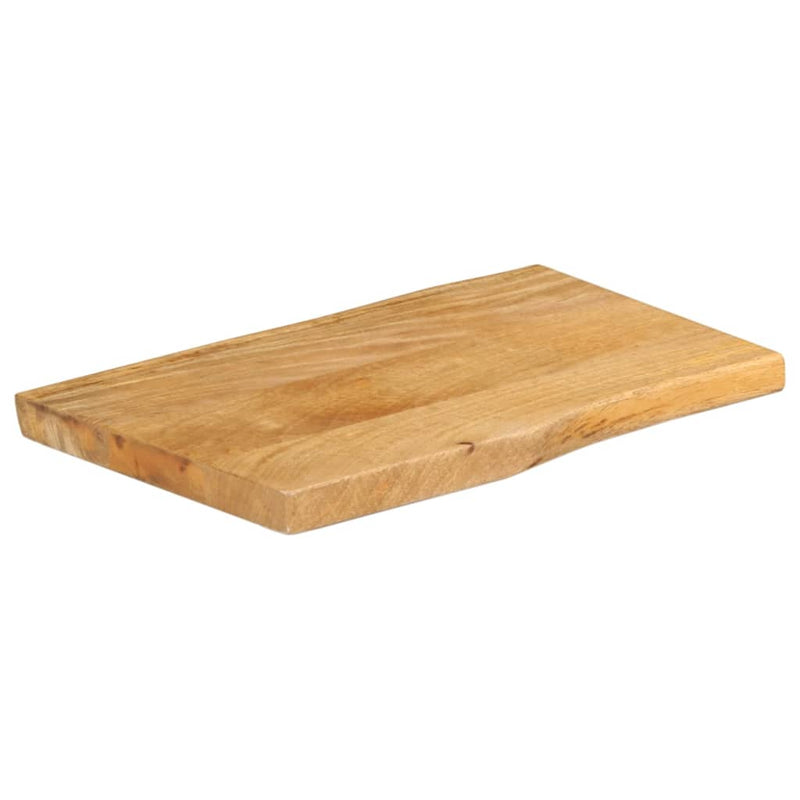 vidaXL tömör mangófa természetes élű asztallap 70 x 40 x 2,5 cm