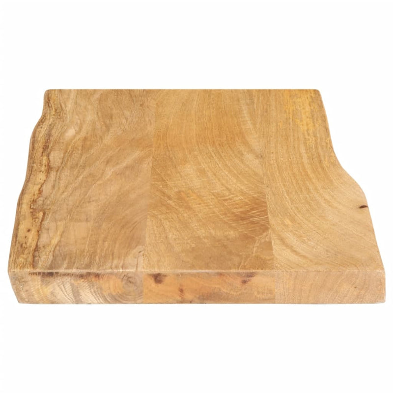 vidaXL tömör mangófa természetes élű asztallap 70 x 40 x 2,5 cm